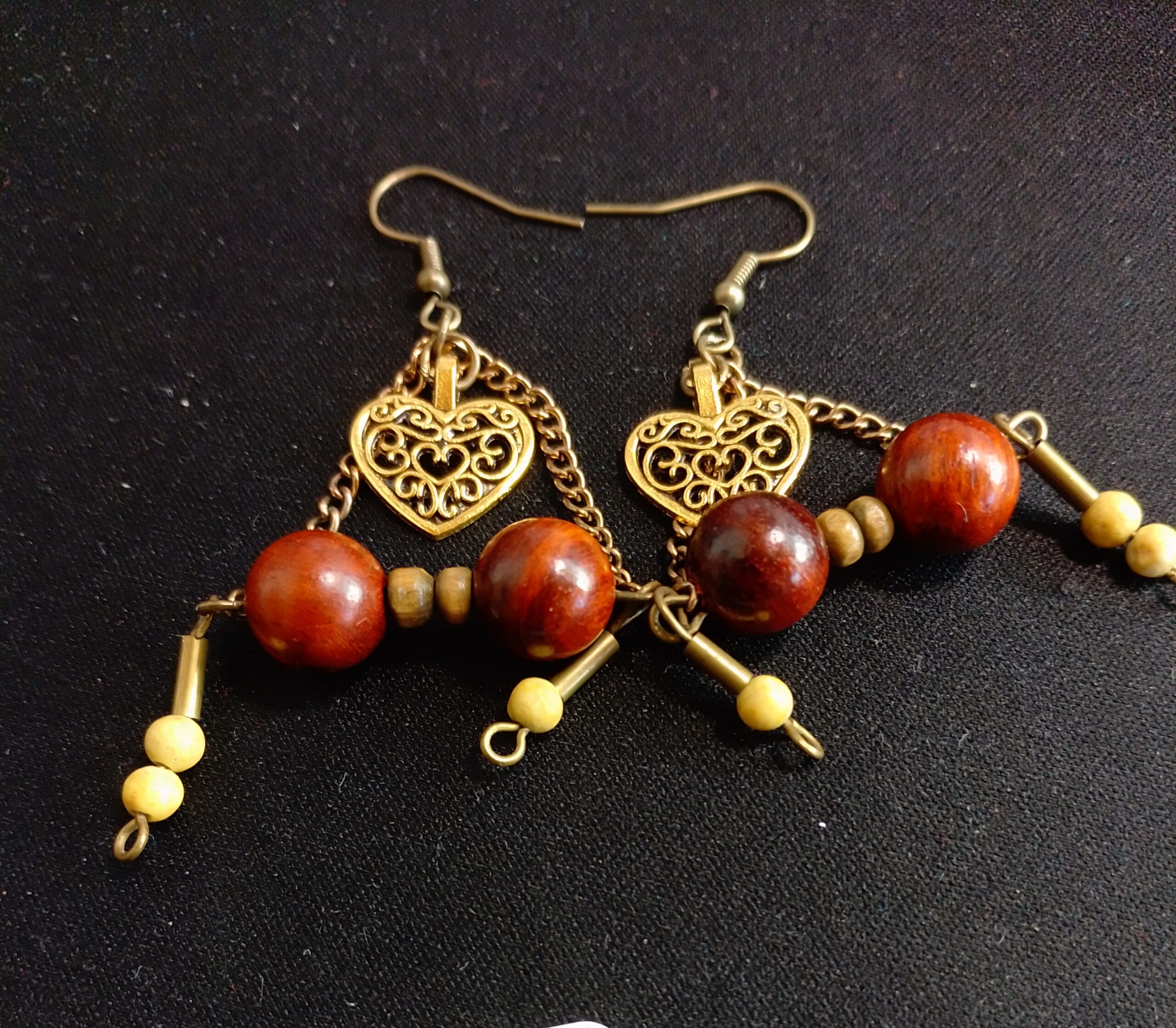 boucles oreilles coeur du désert