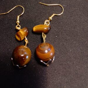 boucles oreilles fleur du tigre