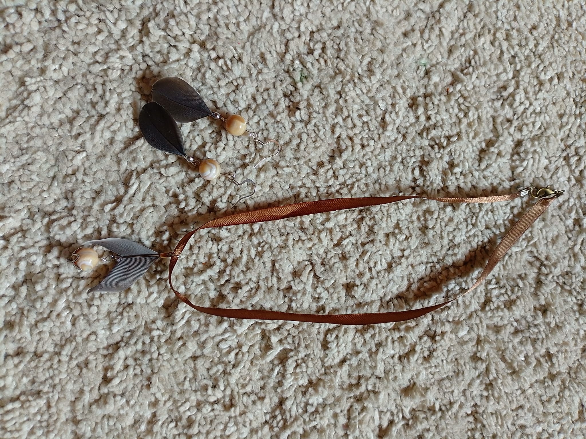 Parure trochus & plume
